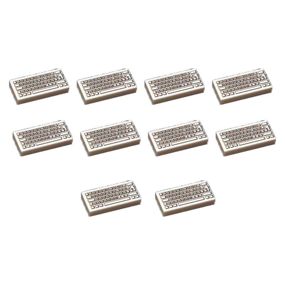 City Building Blocks Accessories Dashboard Audio Computer Control Center Radar Keyboard Mobile Phone Model Mini Brick Toy R054