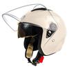 Double Mirror Winter Electric Car Helmet Cute Ladies Four Seasons Universal Sun Protection Battery Bike Motorcycle Riding Safety Helmet