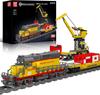 Mould King 12027 Science and Technology Train Building Block Internal Combustion Engine Remote Control Train Model Building Blocks Set for and