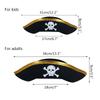 Print Skull Children / Adult Pirate Hat Cosplay Costume Cap Halloween Masquerade Party Performance Pirate Captain Hat Props