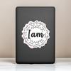 1PC I Am Affirmation Sticker | Inspirational Bible Sticker Pack For Journals And Laptops | Waterproof Sticker For Water Bottles And Cars