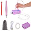 DIY Craft Electric Diamond Art Painting Pen Large Capacity Embroidery Vacuum with Storage Tray Diamond Painting Pen Kits Beading