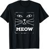 MEOW, Street Art, Graffiti, Hipster Style Grafik-T-Shirt