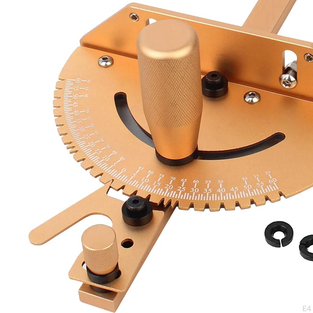 Adjustable Table Saw Miter Gauge for Accurate Angled Cuts