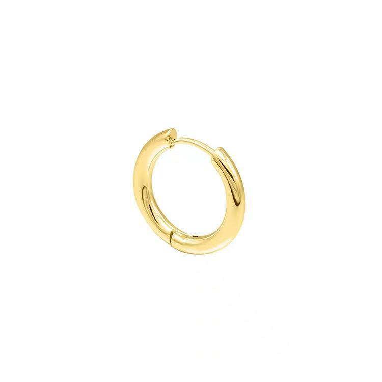 High-Quality Titanium Steel Round Ear Buckles: Fade-Resistant, Japanese & Korean Style