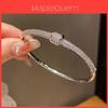 Copper Plated Geometric Bracelet With Irregular Shapes For Fashionable Women