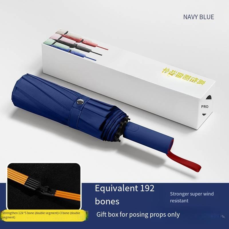 Windproof Travel Umbrella Compact Automatic Wind Resistant Small Folding Backpack Umbrellas for Rain StrongPortable perfect