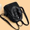 Women's Tassel Backpack Large Capacity Travel Bag Soft Leather Commuter Backpack