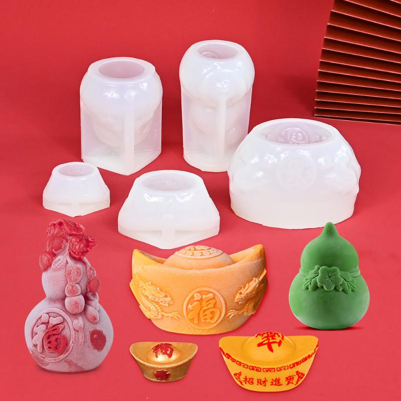 Stampo in Silicone per Torta Gelatina di Latte Stampo in Silicone Danza del Leone Budino 3D Maialino Accessori Decorazione Dolci Cottura Casalinga