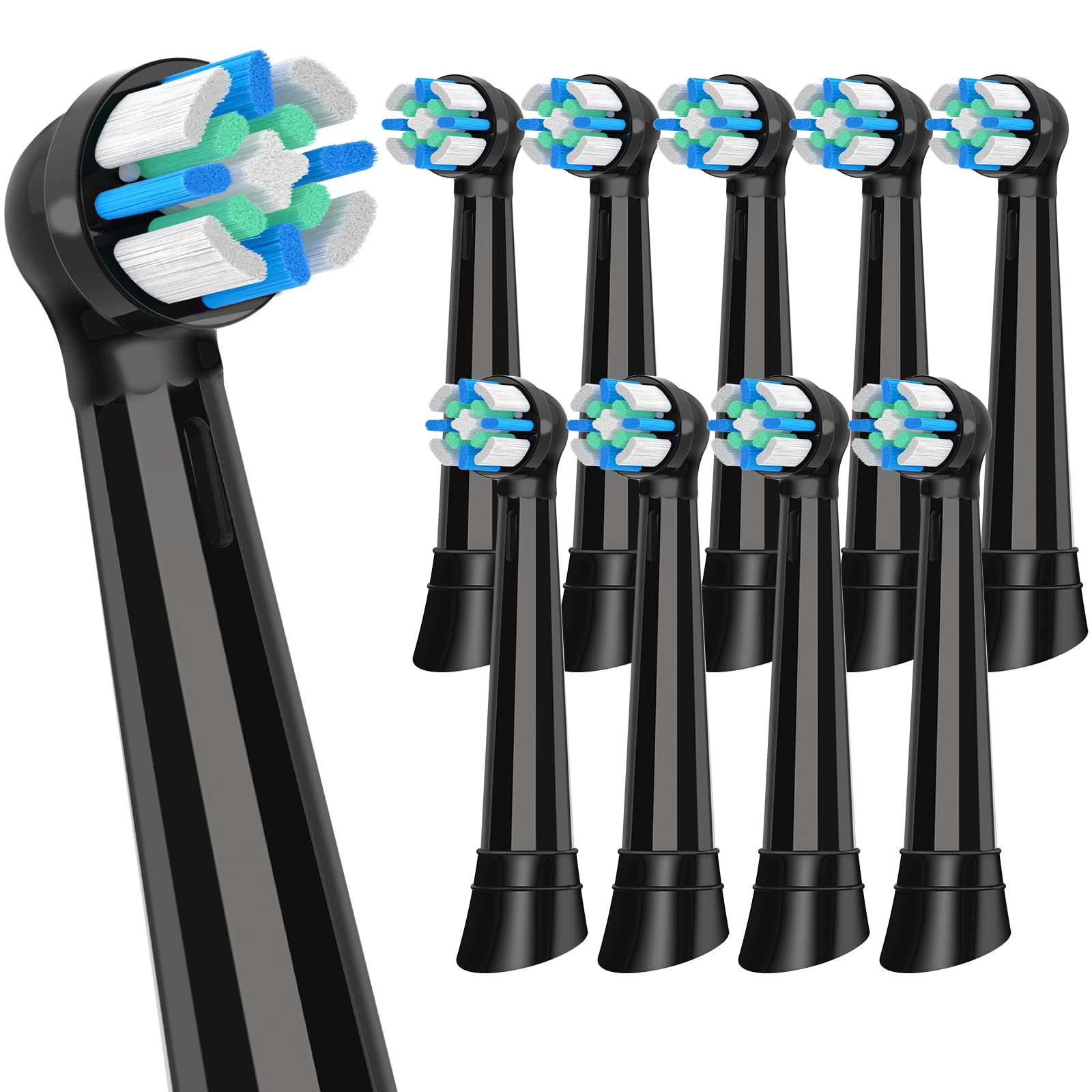 

Совместим со сменными щетками Oral B iO, сменная щетка io совместима с электрической зубной щеткой Oral B IO серии 2 3 4 5 6 7 8 9 10 (10 кусочков)