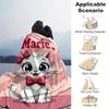 1PC Cute Cartoon Marie Cat Blanket, Super Soft Flannel, Seasonal Home Decorative Throw, for All Season Use, Bed, Couch, Office, Outdoor, for