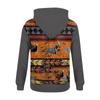 Fashion Print Loose Men's And Women's Long Sleeve Hooded Sweater