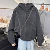 Damenmantel Winter Baumwolljacke Mit Kapuze Verdickt Samt Einfarbig Locker Freizeitmantel Oberteil