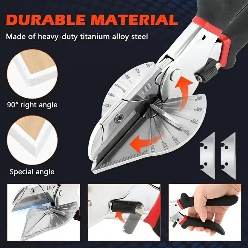 Multi Angle Oblique Cutter Adjustable 45-135 °, Used As a Manual Tool for Cutting Soft Wood Plastic PVC