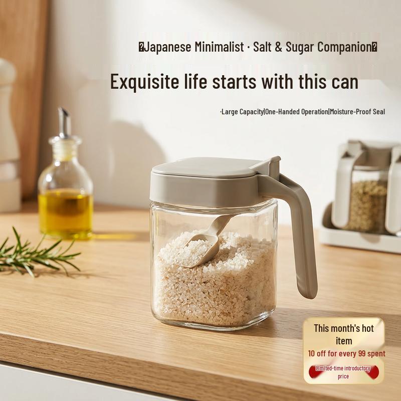 HEC CURTA Kitchen Spice Jar & Seasoning Box Set