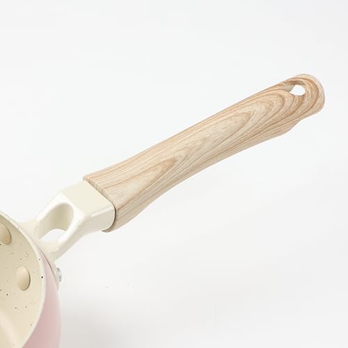 Pearl Metal Frying Pan, 22cm, Marble Diamond Finish, Induction and Gas Compatible, PFOA-Free, PTFE-Free, Metal Spatula Compatible, Cha-pan (HC-902)