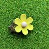 Magnetic Golf Ball Marker with Hat Clip Flower Shape Golf Ball Marker Magnet Cap Clip Set Golf Bag Accessories for Women Men Golfer Gift