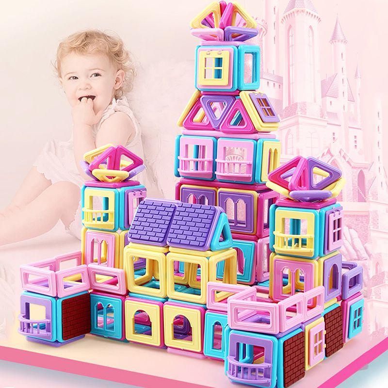 Magnetic Building Blocks Set Creative Educational Toy For Children Adults