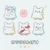Sanrio HANAMARUOBAKE Dosar Transparent A4 cu 5 Buzunare ( Verifica ) Japonia NOU