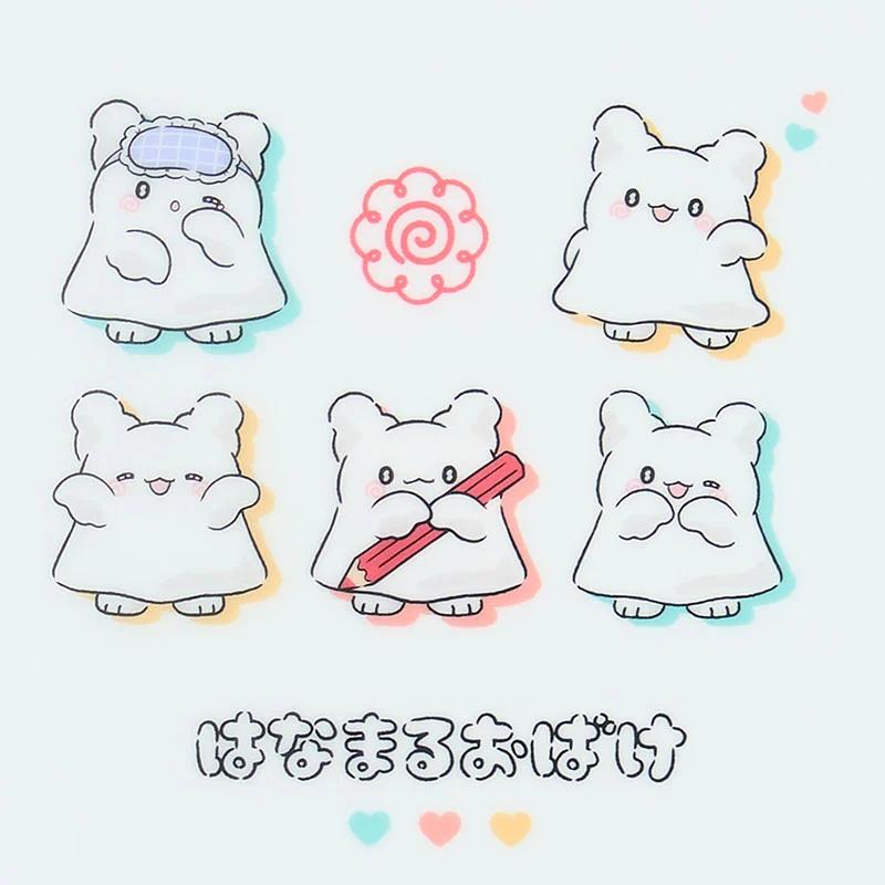 Sanrio HANAMARUOBAKE A4 Průhledný pořadač s 5 kapsami ( Šek ) Japonsko NOVÝ