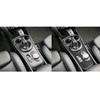 Carbon Fiber Car Accessories Gear Shift Panel Modified Interior Trim Cover Soft Sticker For Mini Cooper F60 Countryman 2017-