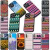 Cover for Apple iPhone 17 16 14 15 Pro Max Plus 15+ 16E XR ProMax Air 16+ Coque Phone Case Sunflower Aztec Tribal Tribe Colorful