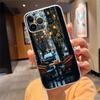 Phone Case Carcasa Funda For iPhone 17 Pro Max Air 16 15 14 13 Pro Max 15 16 Pro 15Plus Coffee Cafe night Aesthetic Case