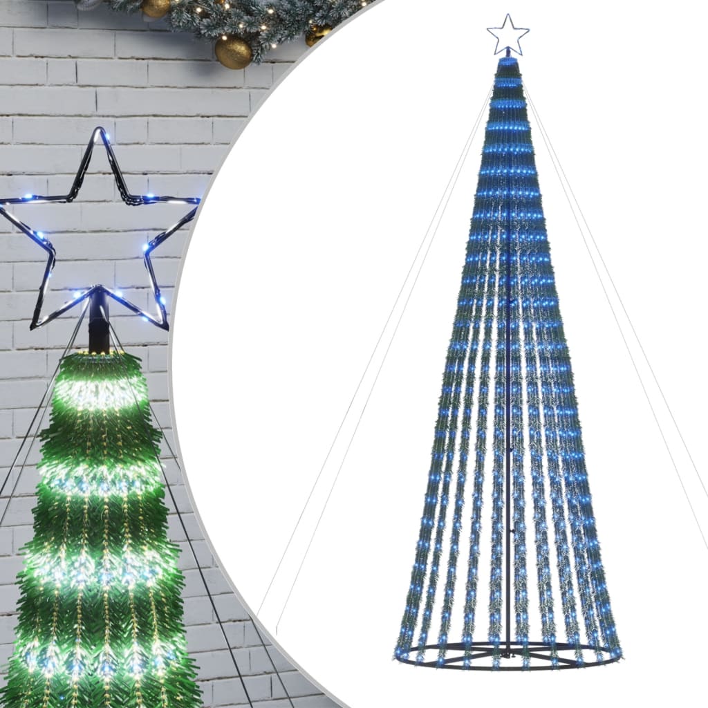 LED Christmas Tree 688 LEDs Blue 300 cm