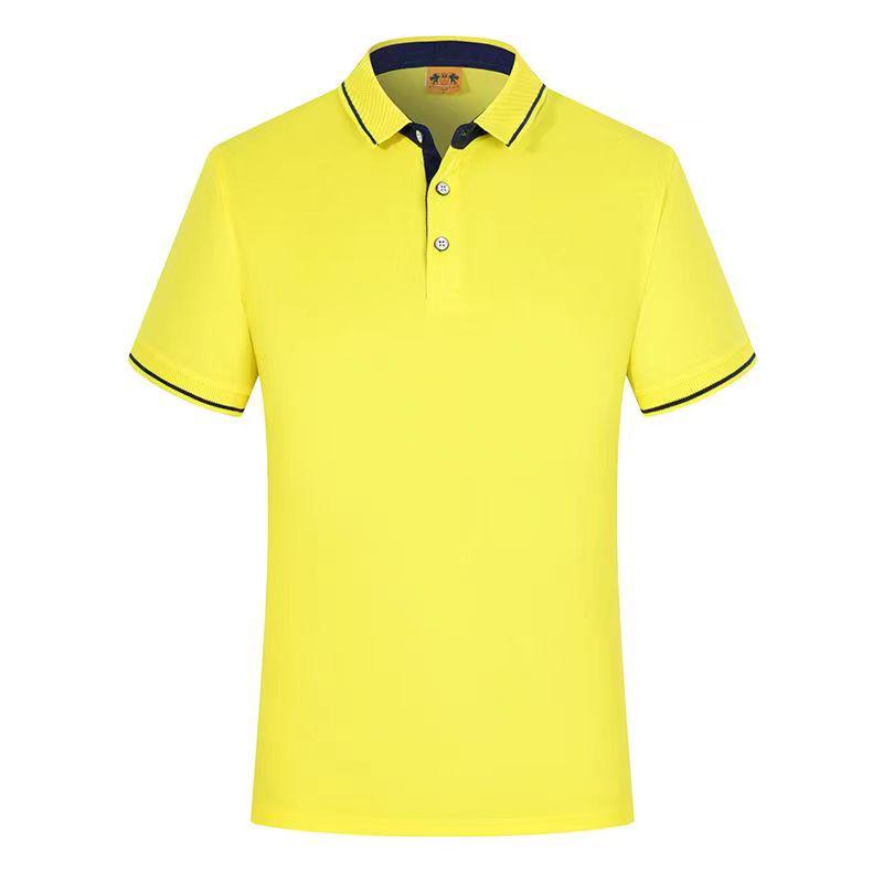 Custom Logo Short-Sleeve Polo Shirt: Summer Workwear Team T-Shirt with Embroidery Options