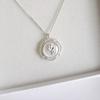 [Onoma] Onm 92.5 Silver Rose Mother-of-Pearl Necklace (9594292)