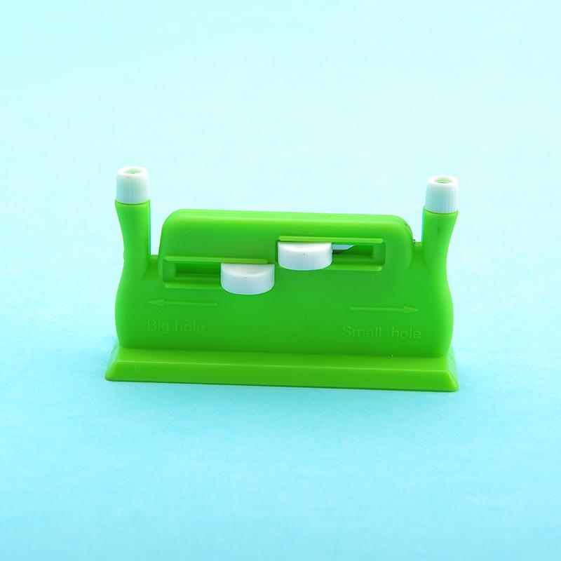 2-in-1 Multifunctional Double-Headed Needle Threader - Orange/Green Gift for Hand Sewing
