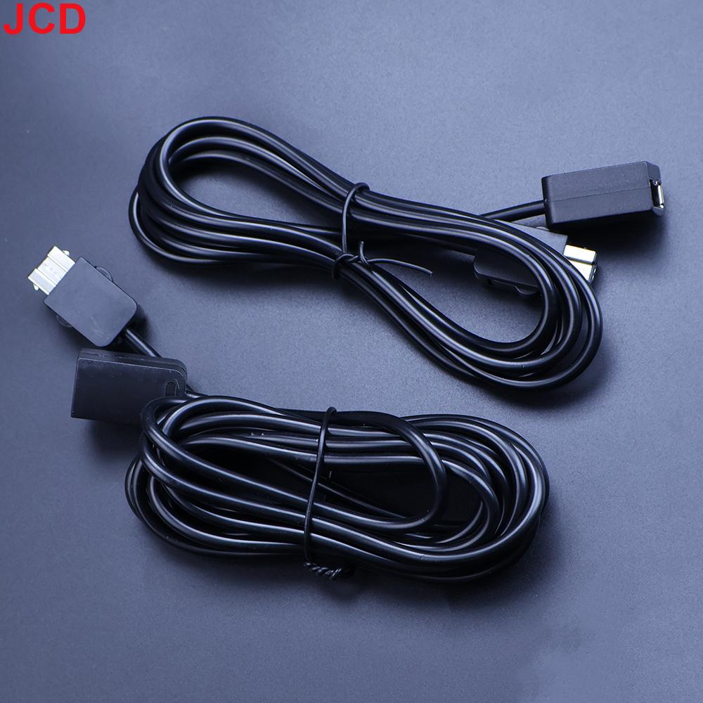 JCD 1pcs 1.8M 3M Extension Cable Game Extender Cord For SNES Classic Mini/SFC Controller For NES Wii Controller Black