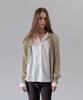 Deolil Mohair Vintage Puff Cardigan_Light Khaki