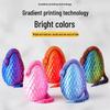 3D Printed Viper Egg Set: Articulated Small Snake Figurine Desktop Ornament Toy for Children