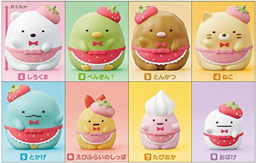 Sumikko Gurashi Friends 2 Types Set Sold As a [8 (full Complete)] Not Box.