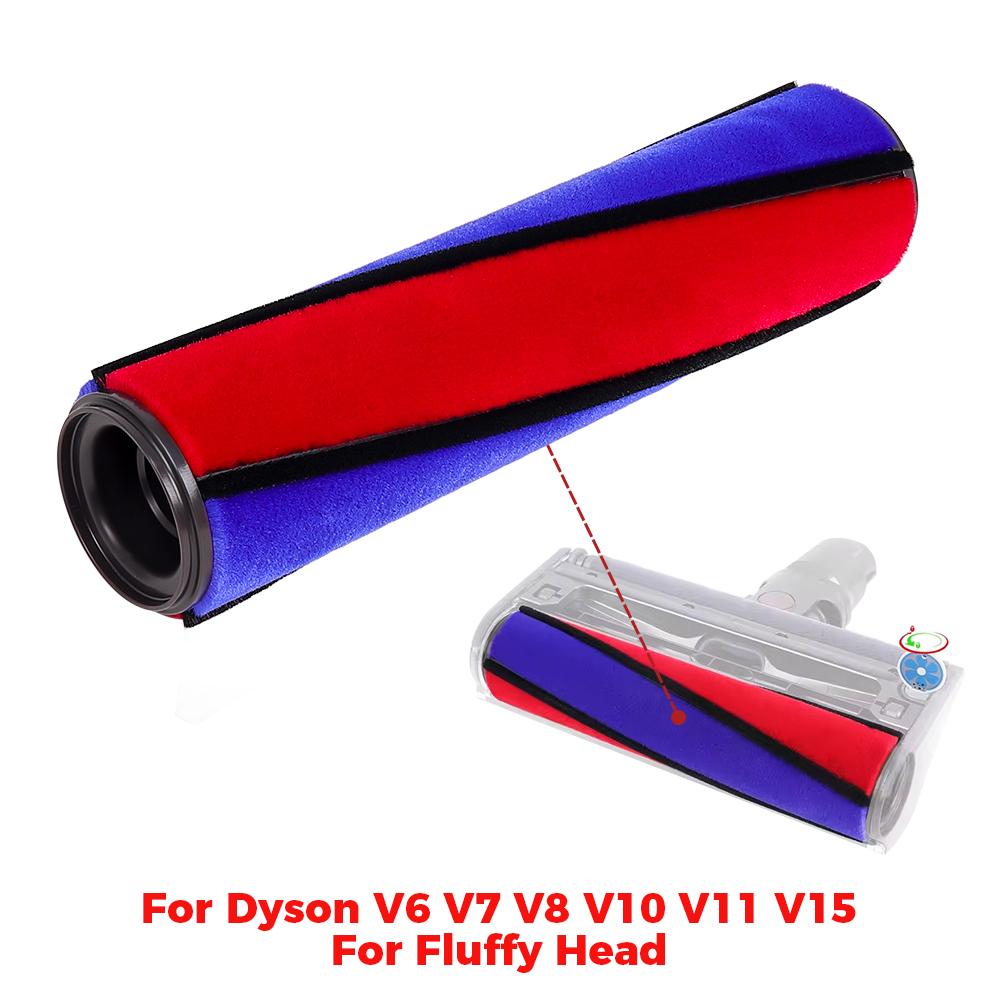 Soft Roller Brush Spare Part For Dyson V6 V7 V8 V10 V11 Vacuum Cleaner Carpet Brushroll Bar Replacement Accessories
