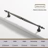 Vintage And Minimalist Antique Nickel Color Copper Brown Furniture Handles Cabinets Drawers Wardrobes Door Handles