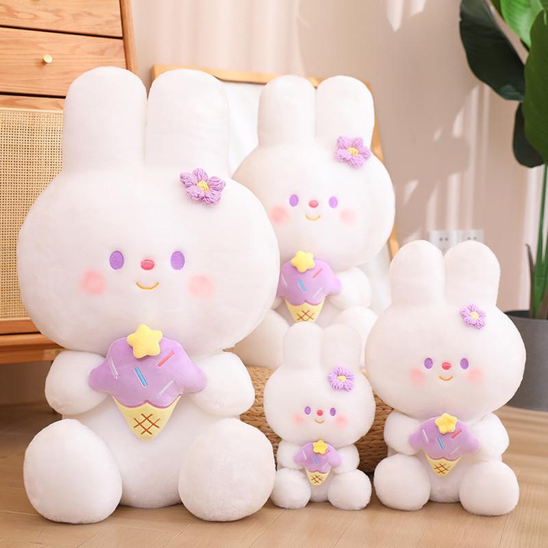 Sweet Cute Bunny Plush Toy Cushion For Girls Stuffed Doll Pillow Dolls Gift