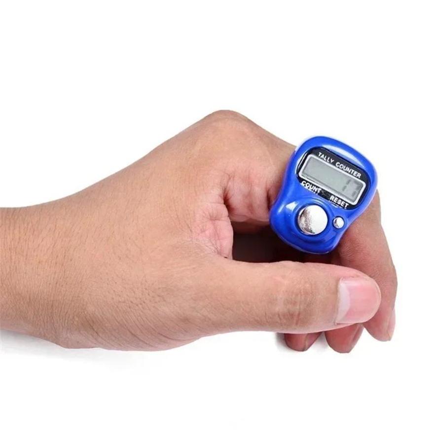 1 Pcs Mini Point Marker And Row Finger Meter LCD Electronic Digital Tally Counter For Sewing Knitting Weave Tool