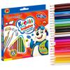 Bambino Triangular Thin School Crayons 24 Colors