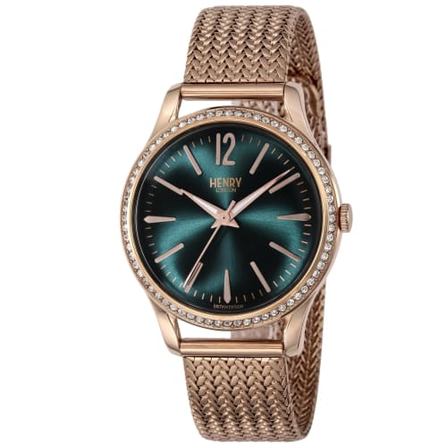 

Henry London Stratford Часы HL34-SM-0204-O Женские Розовое золото