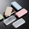 PP plastic short portable tableware box multi-color product box trinket storage box foldable tableware box