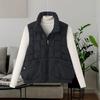 Autumn and winter new cotton-padded vest women's stand-up collar down cotton vest loose short wear vest women's coat