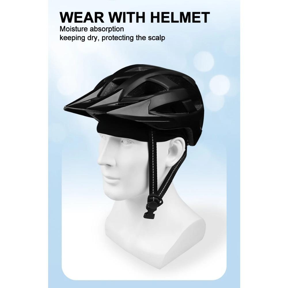 High Quality Dark Headwear Bandana Cycling Sports Cold Cap Running Absorbent Breathable Hat Cycling Cap Thin Summer
