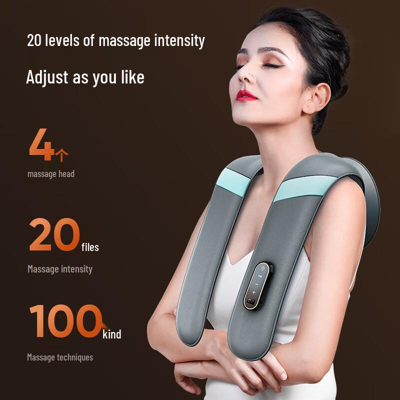 Kangzuo Dual-Hammer Shoulder Neck Back Massager