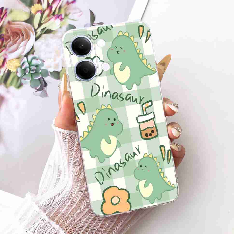 For vivo Y05 4G 6.74" Case Simple Cute Cartoon Cat Rabbit Silicone TPU Back Cover For Vivo y05 VIVO Y 05 4G Phone Cases Bumper