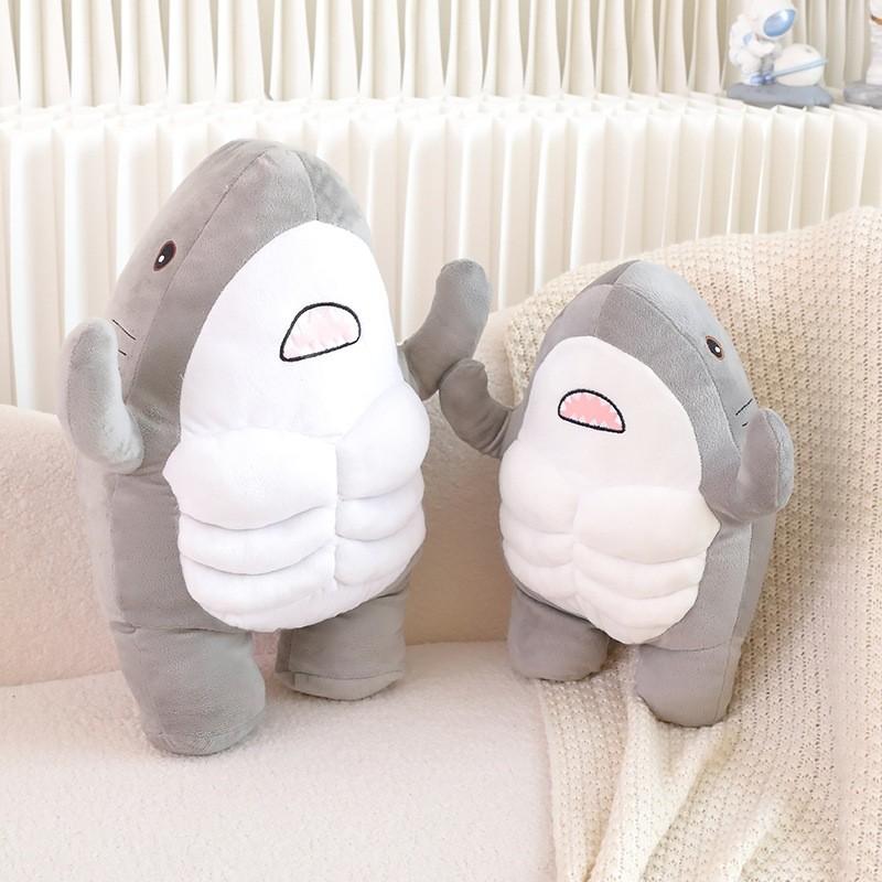 Shark Funny Plush Toy Durable Material Child Gift Home Bedroom Decoration Doll