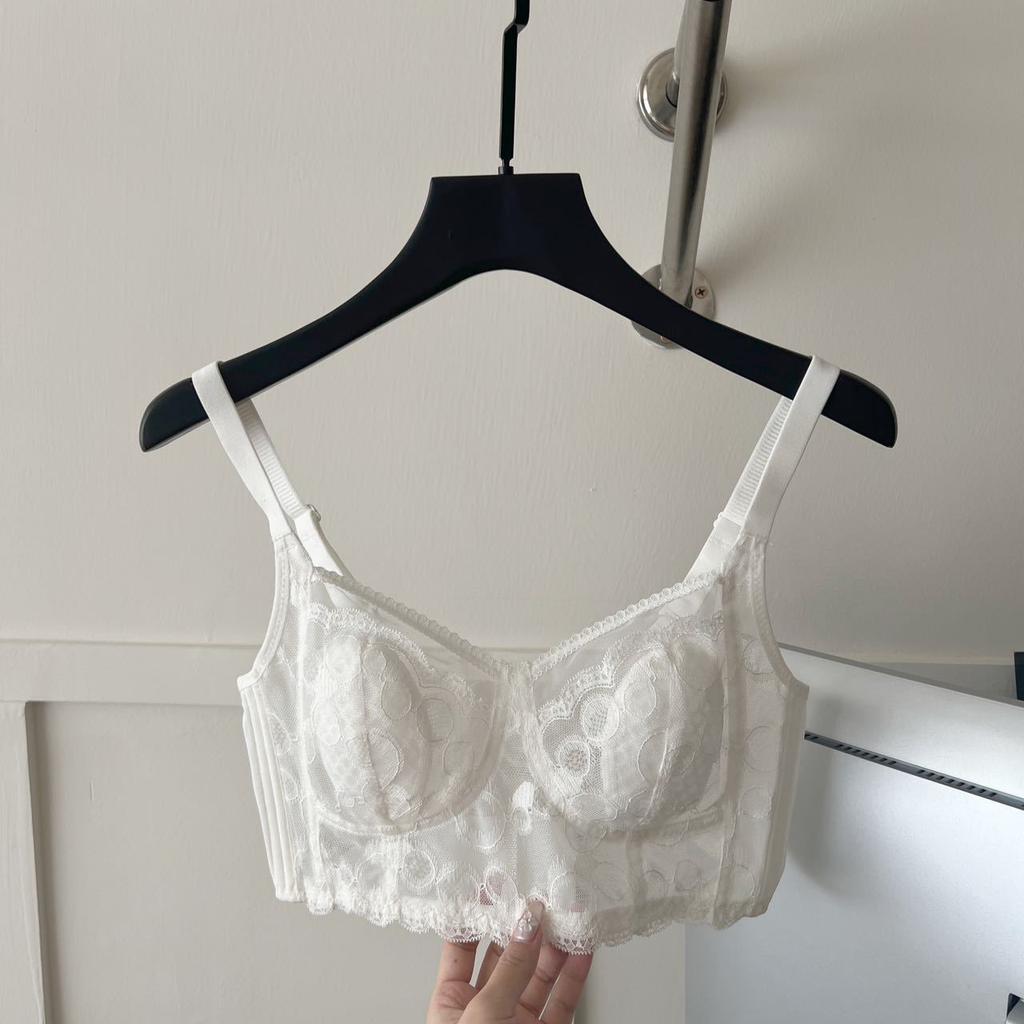 Soutien-gorge Fin avec Oreilles de Lapin Lingerie Sexy en Dentelle Soutien-gorge Rétracteur de Sein Anti-affaissement pour Femmes Soutien-gorge Push Up