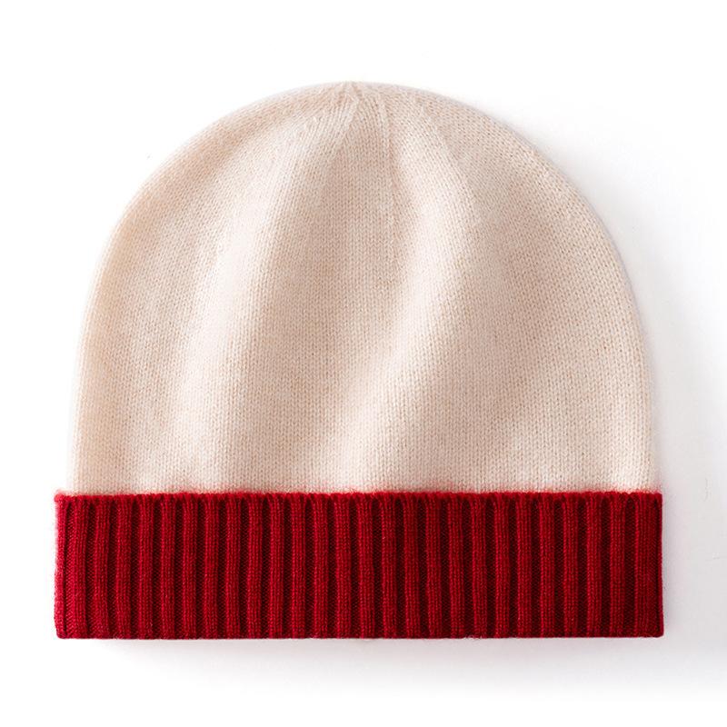 

Cashmere Autumn and Winter Children s Hats Cute Cuffed Knitted Toe Caps for Men and Women Baby Hats Pullover Hats