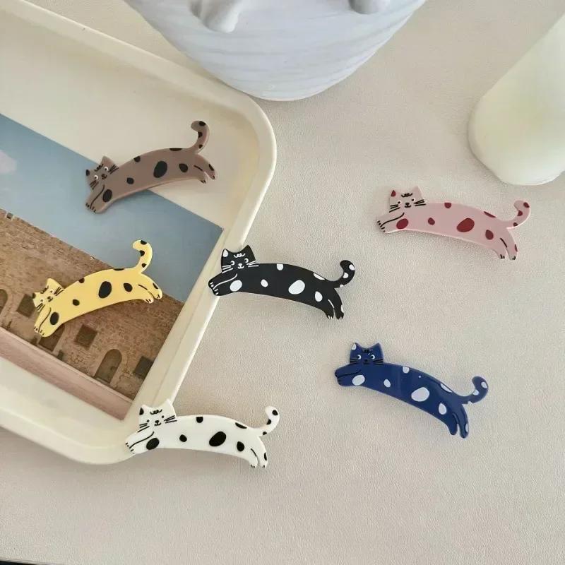 

2PC Sweetly Cat BB Hair Claw Side Clips for Women Girls Kids Child Hairpin Gift Hair Accessories Headwear Ornament